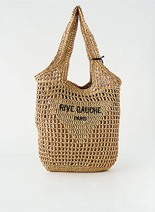 Sac multipoches beige RIVE GAUCHE femme