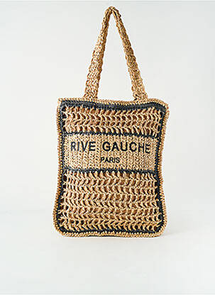 Sac multipoches forme rectangulaire noir RIVE GAUCHE femme