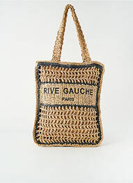 Sac multipoches forme rectangulaire noir RIVE GAUCHE femme
