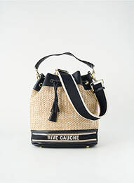 Sac multipoches forme bourse noir RIVE GAUCHE femme