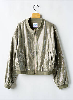 Veste casual col rond vert MAYORAL fille