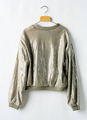 Veste casual col rond vert MAYORAL fille