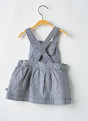 Robe courte sans manche sans manche bleu PETIT BATEAU fille
