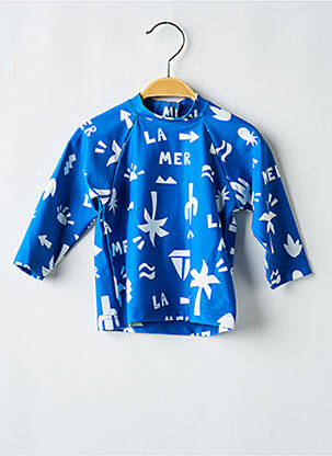 Maillot de bain 1 pièce stretch bleu PETIT BATEAU garçon