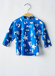 Maillot de bain 1 pièce stretch bleu PETIT BATEAU garcon