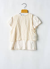 T-shirt beige MAYORAL pour fille seconde vue