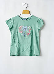 T-shirt vert MAYORAL pour fille seconde vue