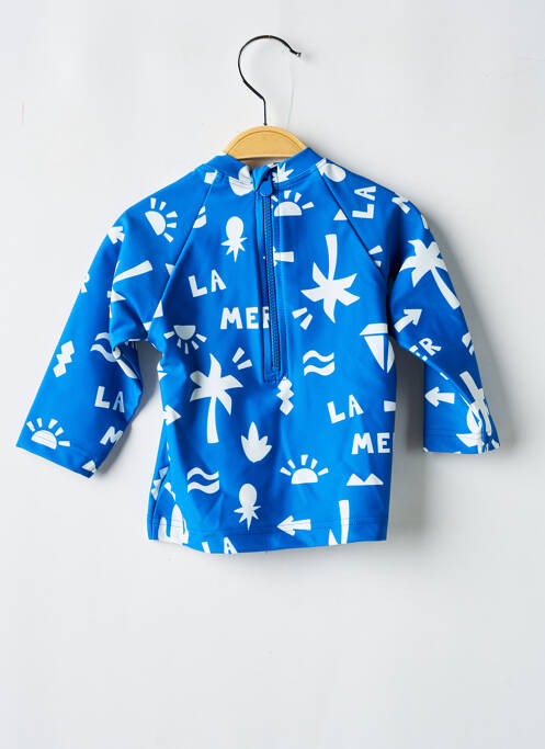 Maillot de bain 1 pièce bleu PETIT BATEAU pour garçon