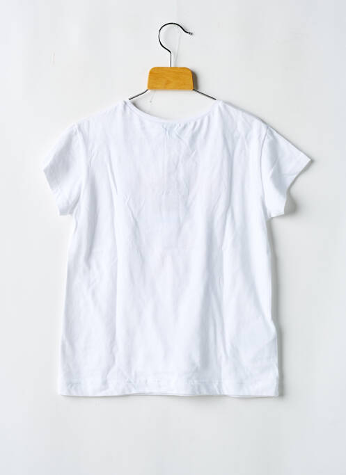 T-shirt coupe droite manches courtes blanc MAYORAL fille