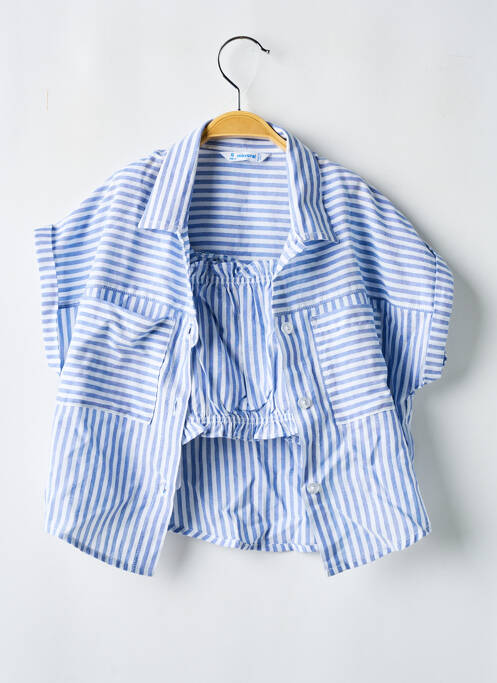 Chemisier bleu MAYORAL pour fille