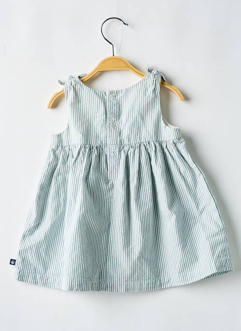 Robe courte bleu PETIT BATEAU pour fille