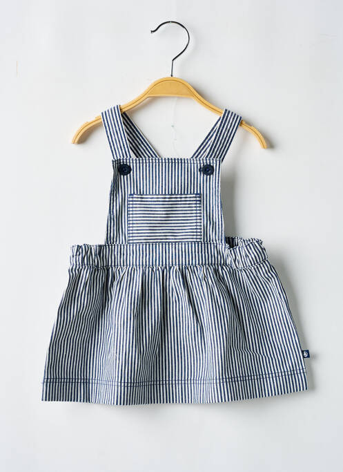 Robe courte bleu PETIT BATEAU pour fille