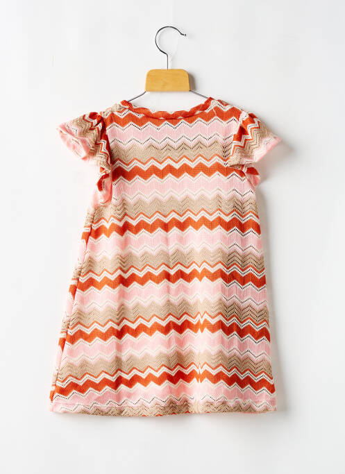 Robe courte orange MAYORAL fille