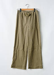 Pantalon droit coupe droite taille élastique vert MAYORAL fille