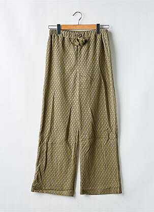 Pantalon droit coupe droite taille élastique vert MAYORAL fille