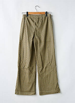 Pantalon droit coupe droite taille élastique vert MAYORAL fille