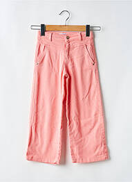 Jeans coupe large stretch taille ajustable rose MAYORAL fille