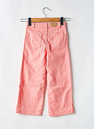 Jeans coupe large stretch taille ajustable rose MAYORAL fille