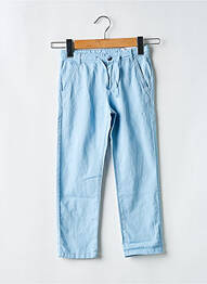 Pantalon chino poches taille ajustable bleu MAYORAL fille