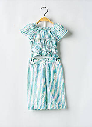 Ensemble pantalon type de haut t-shirt bleu MAYORAL fille
