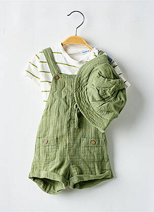 Ensemble pantalon maille fine vert MAYORAL garçon
