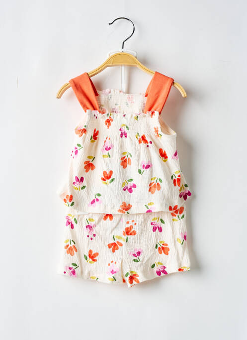 Ensemble short orange MAYORAL pour fille