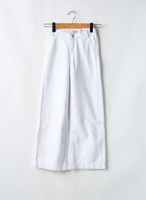 Jeans coupe large blanc ONLY pour fille