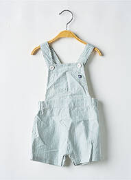 Salopette poches fines bretelles vert PETIT BATEAU garcon