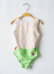 Maillot de bain 1 pièce imprimé fantaisie vert HELLO HOSSY fille