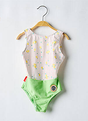 Maillot de bain 1 pièce imprimé fantaisie vert HELLO HOSSY fille