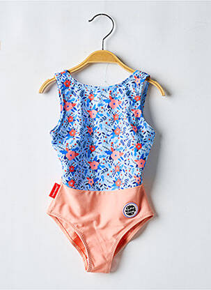 Maillot de bain 1 pièce imprimé fantaisie bleu HELLO HOSSY fille