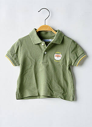 Polo coupe droite manches courtes vert MAYORAL garçon