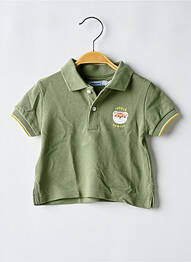 Polo coupe droite manches courtes vert MAYORAL garcon