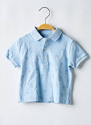 Polo coupe droite manches courtes bleu MAYORAL garçon