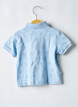 Polo coupe droite manches courtes bleu MAYORAL garçon