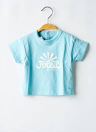 T-shirt coupe droite manches courtes bleu PETIT BATEAU garcon