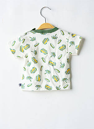 T-shirt imprimé fantaisie manches courtes blanc PETIT BATEAU garçon