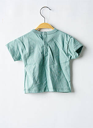 T-shirt coupe droite manches courtes vert PETIT BATEAU enfant