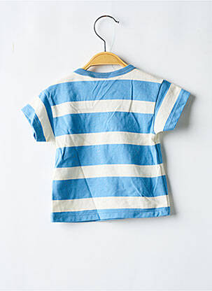T-shirt imprimé fantaisie manches courtes bleu PETIT BATEAU garçon