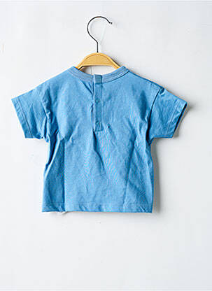 T-shirt coupe droite manches courtes bleu PETIT BATEAU garçon