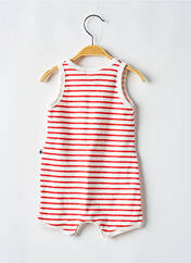 Combishort rouge PETIT BATEAU pour enfant seconde vue