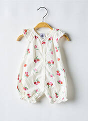 Combishort blanc PETIT BATEAU pour fille seconde vue