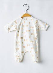 Pyjama blanc PETIT BATEAU pour enfant seconde vue