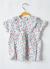 Robe mi-longue blanc PETIT BATEAU pour fille seconde vue