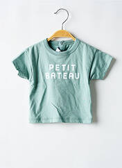 T-shirt vert PETIT BATEAU pour enfant seconde vue