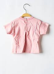T-shirt rose PETIT BATEAU pour fille seconde vue