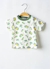 T-shirt blanc PETIT BATEAU pour garçon seconde vue