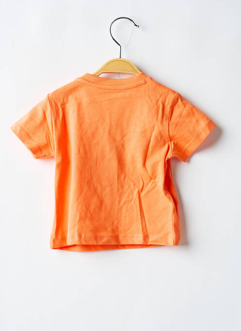 T-shirt coupe droite manches courtes orange MAYORAL fille