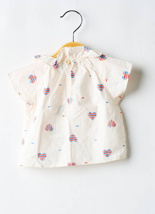 Blouse blanc PETIT BATEAU pour fille
