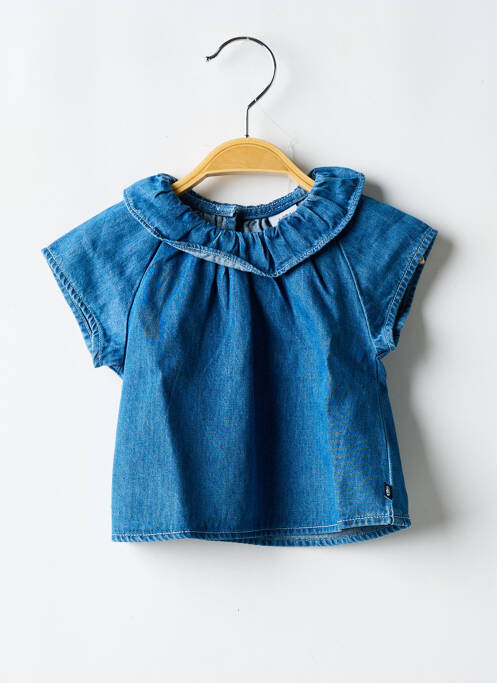 Blouse bleu PETIT BATEAU pour fille